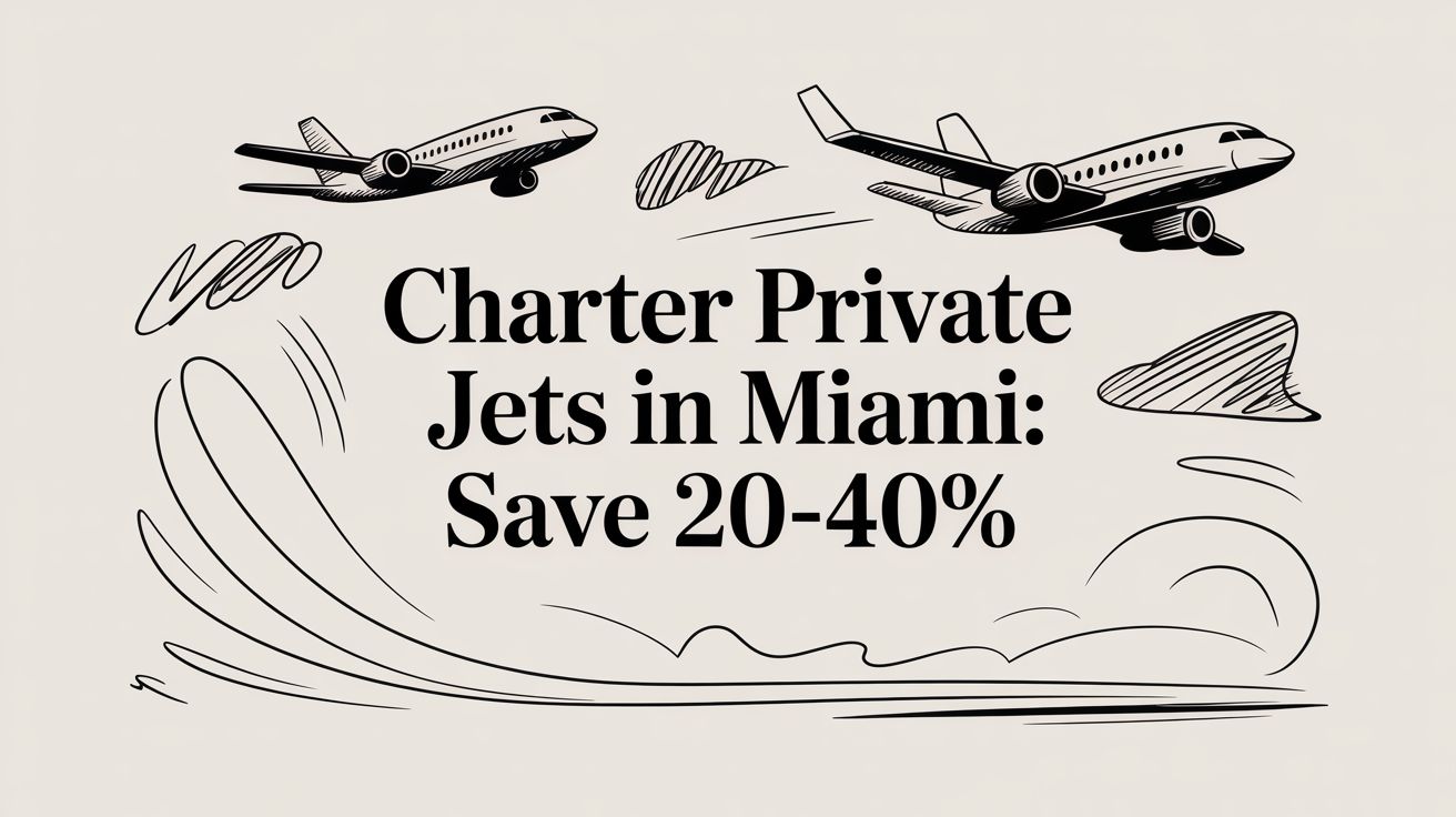 Charter Private Jets in Miami: Save 20-40%